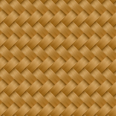 Cane woven fiber seamless pattern