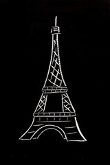 Sketch the Eiffel Tower