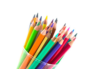 Fototapeta premium close up color pencils