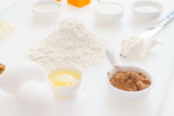 ingredients for the dough