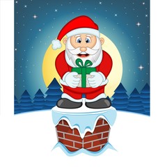 Santa Claus For Your Design Vector Illustration