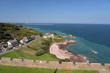 View from walls of Castle Gorey, Jersey