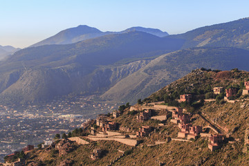 Mafia House Ruins in Palermo, Sicily in Italy