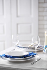 Beautiful Christmas table setting