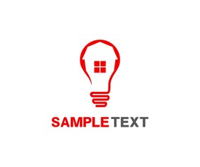 smart house concept logo template