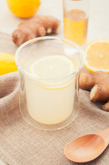 はちみつとレモンの生姜湯