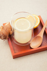 レモンの生姜湯