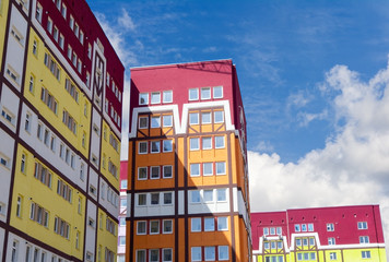 modern apartment house