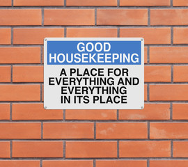 Fototapeta na wymiar Good Housekeeping 