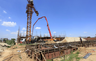 The construction site