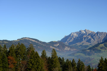 Fototapeta premium Säntis - Toggenburg - Schweiz