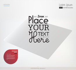 Modern, abstract, vector, element