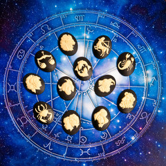all astrology sign of the zodiac on a chart