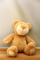 Flauschiger Teddybär mit Stethoskop