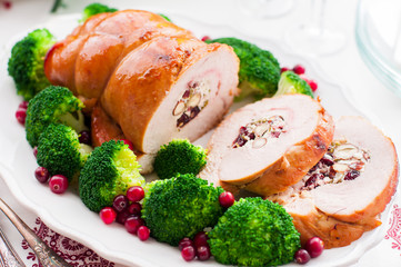 Christmas Turkey Breast Roll