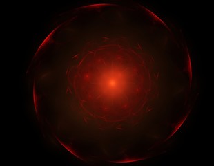 Abstract lens flare space or time travel concept background