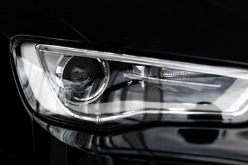 Fototapeta German Car Headlights LED Xenon obraz