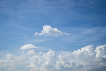 Fototapeta na wymiar Blue sky with cloud background.