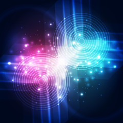 vector abstract future technology, illustration background