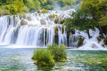 Fototapety  Wodospady w Parku Narodowym Krka, Chorwacja