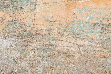 Crédence de cuisine en verre imprimé Vieux mur texturé sale Mur de plâtre minable