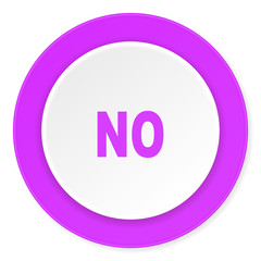 no violet pink circle 3d modern flat design icon on white background
