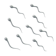 3d illustration of sperm