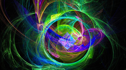 Abstract image. Fractal Wallpaper on your desktop. Digital artwork for creative graphic design. Format 16:9 widescreen monitors.