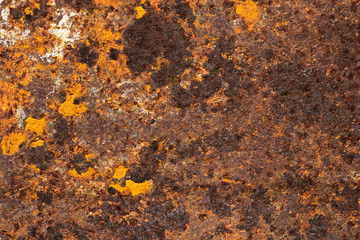Detail of old rust textured and background
