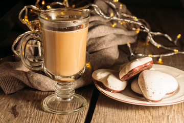 Irish coffee and gingerbread