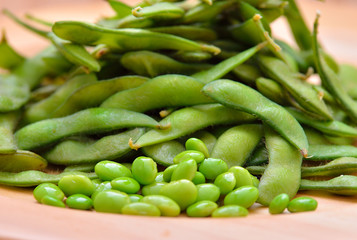 Green soybeans