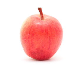 an apple on a white background