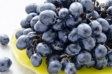 Black grapes