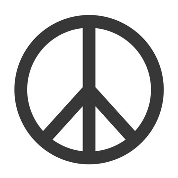 peace symbol vector
