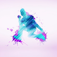 Obraz premium Dancer silhouette 