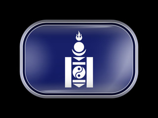 Mongolian Soyombo. Rectangular Shape with Rounded Corners