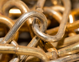 old rusty chain as a background