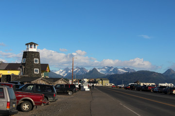 Naklejka premium Homer-Alaska