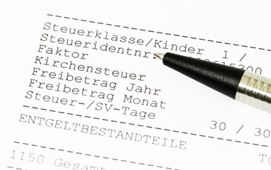 Bilder und Videos suchen: lohnabrechnung