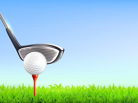 Golf Realistic Background 