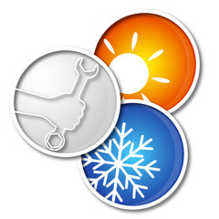 Repair air conditioner symbol