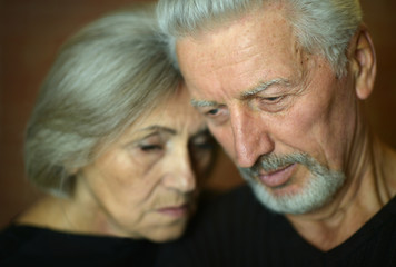 portrait of  senior couple