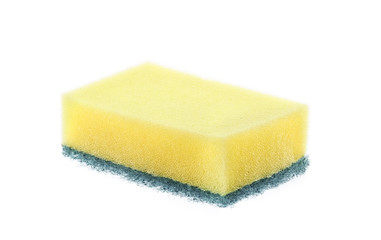 Kitchen sponge/Kitchen sponge on white background.