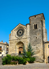 Fototapeta na wymiar Church of Santa Maria della Consolazione, 14th century, Altomont