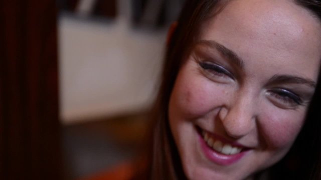 Sorriso di una ragazza