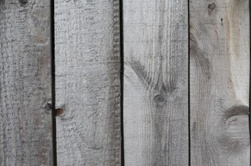 Деревянная стена. Вертикальное расположение  досок