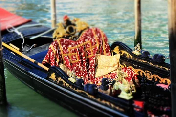 Papier Peint photo autocollant Canal Gondel Venedig