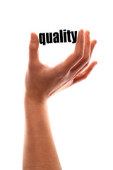 Fototapeta premium Smaller quality concept