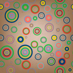 Bright background of colored ribbons, festive background with shadows. Vector Image.