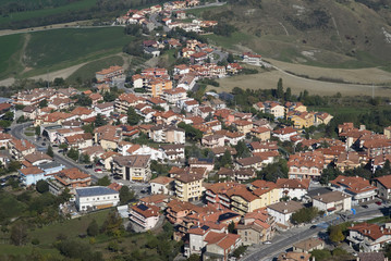 Obraz premium San Marino urban hillside